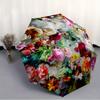 Flower (4) Themed Automatic Automatic Umbrella Portable Automatic Folding Umbrella Suitable for Travel and Daily Use Ideal Gif