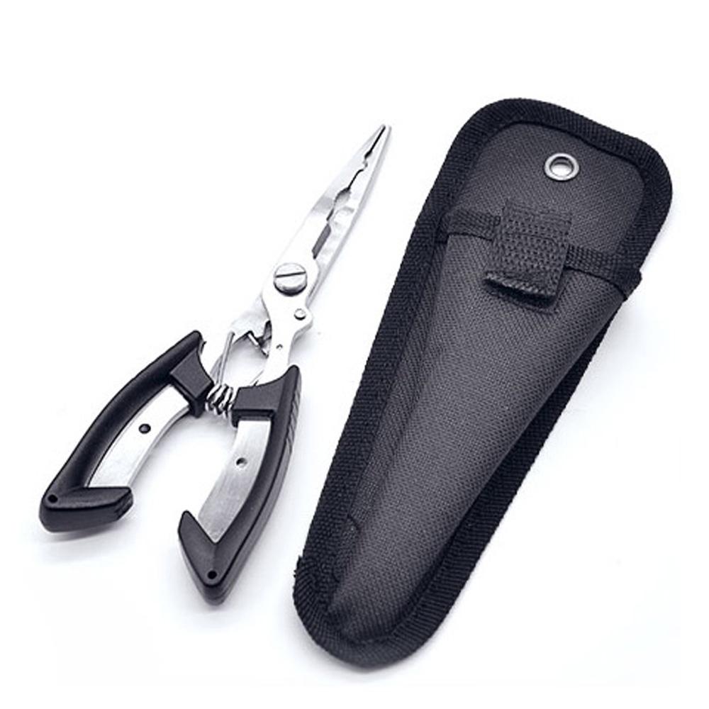 Multi-Functional Aluminium Alloy Fishing Pliers Stainless Steel Scissor Fish Hook Remover Braid Line Lure Cutter Tackle Tools