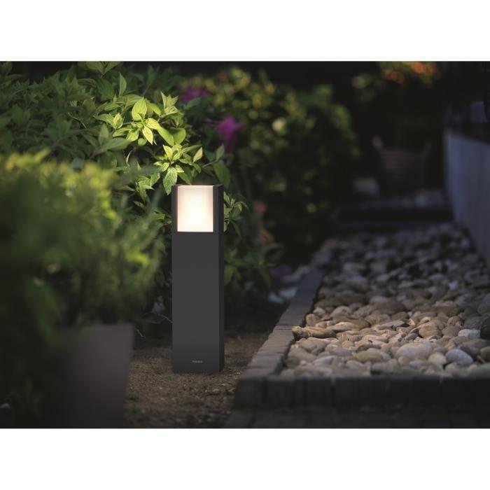PHILIPS Borne extérieure Arbour 1x6W 230V - Anthracite