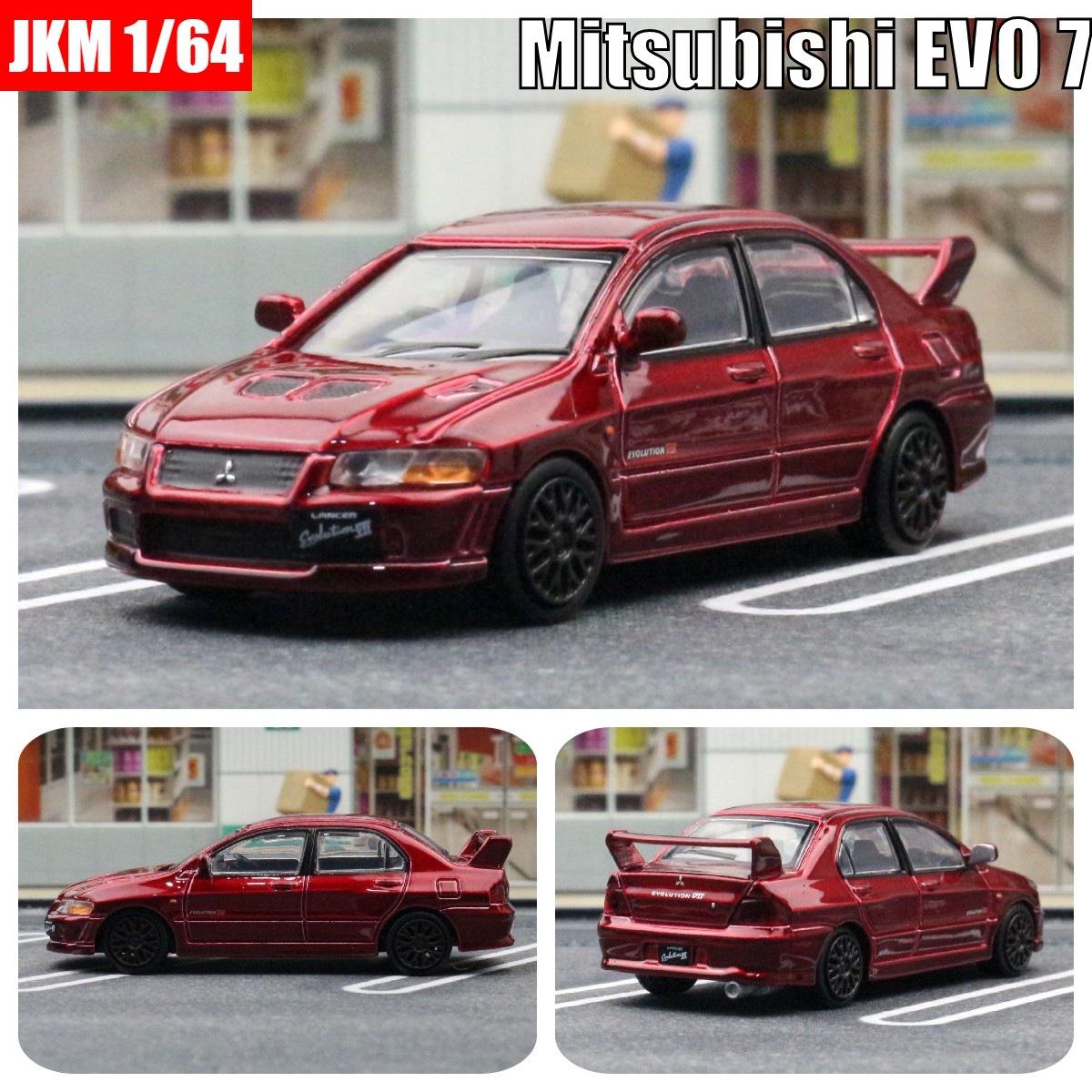 

1/64 Mitsubishi Lancer Evolution VII Seven Сплав Модель Спортивного Автомобиля Литые Металлические Гоночные Автомобили Модель Транспортного Средства Миниатюрный Масштаб Игрушки красный