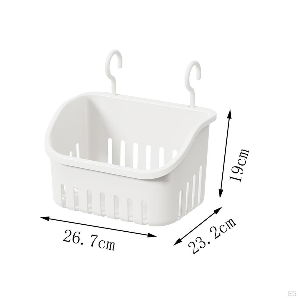 Hanging Bin Multi Use Wall Mounted Decor Organizer Rack for Pantry Closets Cabinets Laun Room