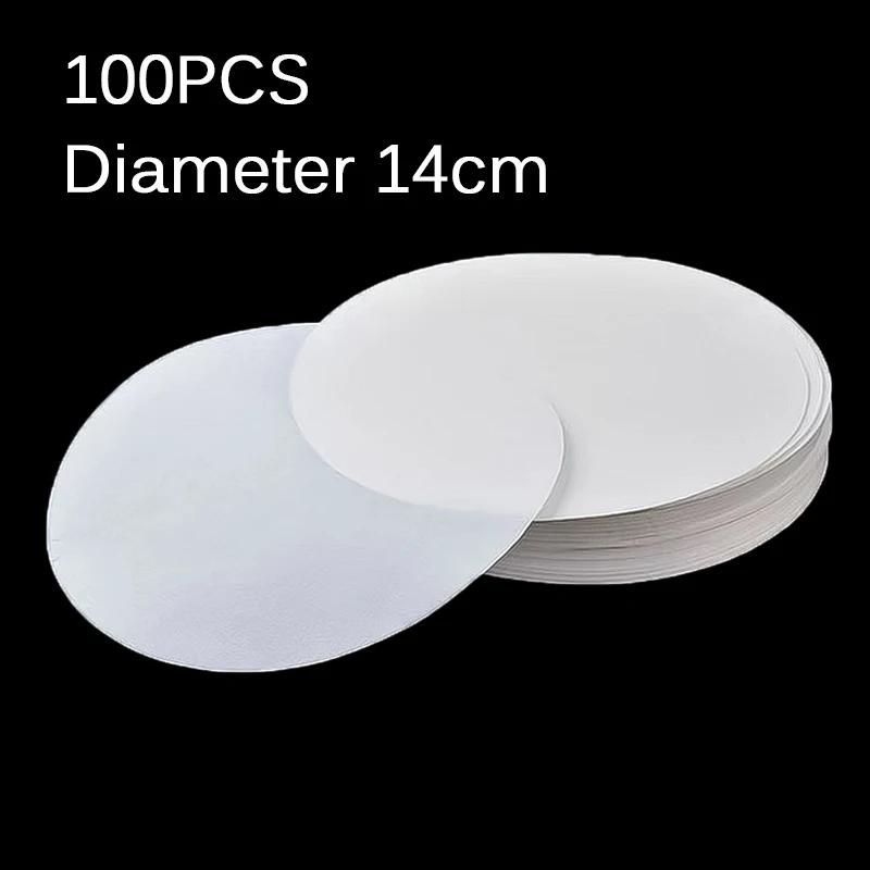 100 Sheets Cup Sealing Paper Film Coffee Tea Milk Drink Packaging Pads Leakproof Paper Film Crimper Round Shape Bottle Sealer
