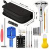 147PCS Watchmaker Watch Repair Repairing Tools Kit Case RemoverOpener Bar Set Watch Spring Pin Bars and Back Case Opener Screw