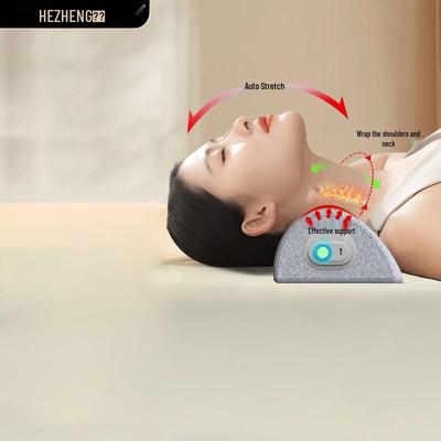 HEZHENG Vibrating Memory Foam Neck Massage Pillow CN Plug (adapter Included)