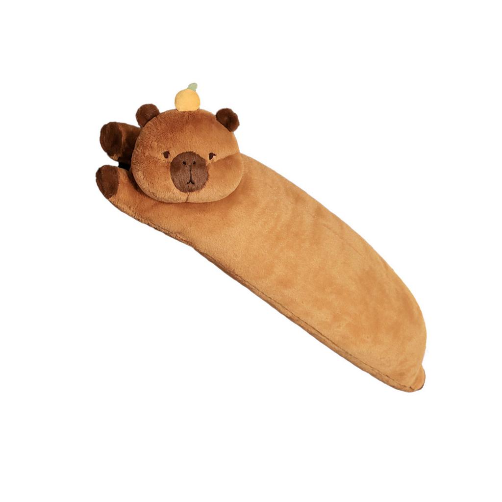 Long Plush Capybara Body Pillow Offering Exceptional Comfort And Support Stuffed Animals Plushies For All Ages Warm Hue