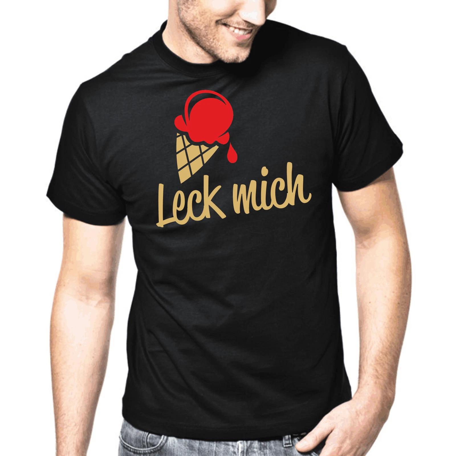 Men s and Women s T-shirts Lick Me Ice Ice Cream Cone Ice Cream Sayings Gift Funny Fun XL