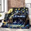 The Night Sky Customize Your Name Blanket Warm Comfortable And Soft Blankets Are Suitable For Home Lunch Break Blanket Office Sofa Sofa Gift To