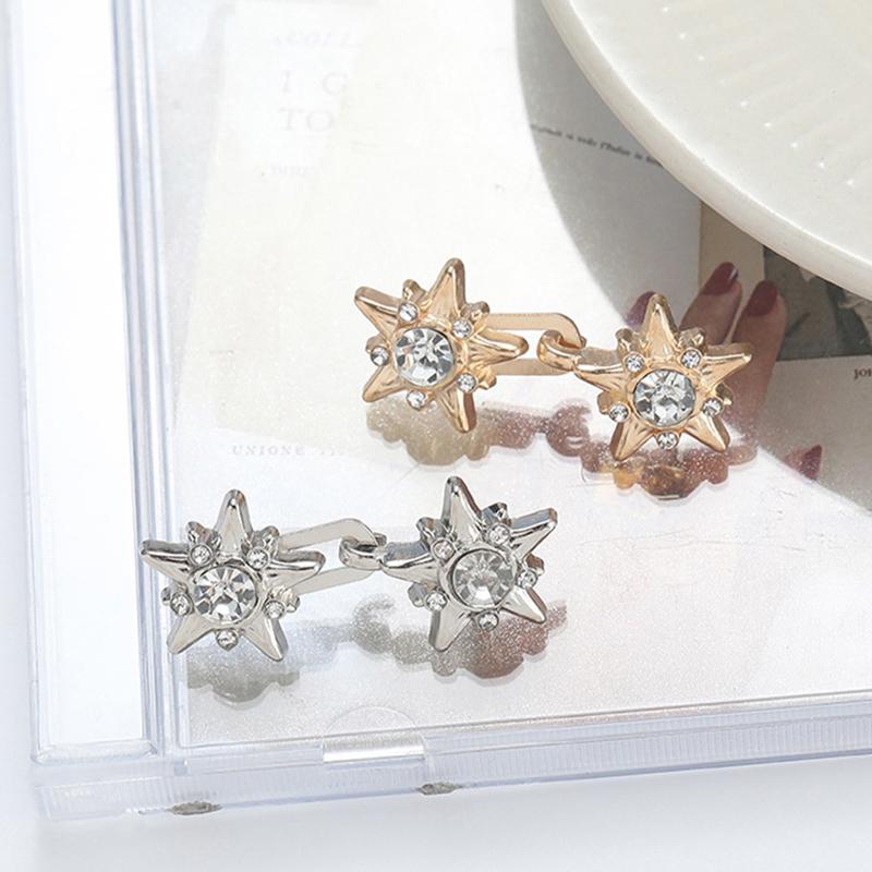 Zircon Stars Shaped Adjustable Tighten Invisibility Decoration Waist Buckles Jeans Pants Skirts Detachable Clothing Accessories
