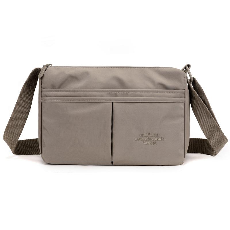 New Shoulder Small Square Bag Summer Light Nylon Bag Large Capacity Women's Messenger Bag