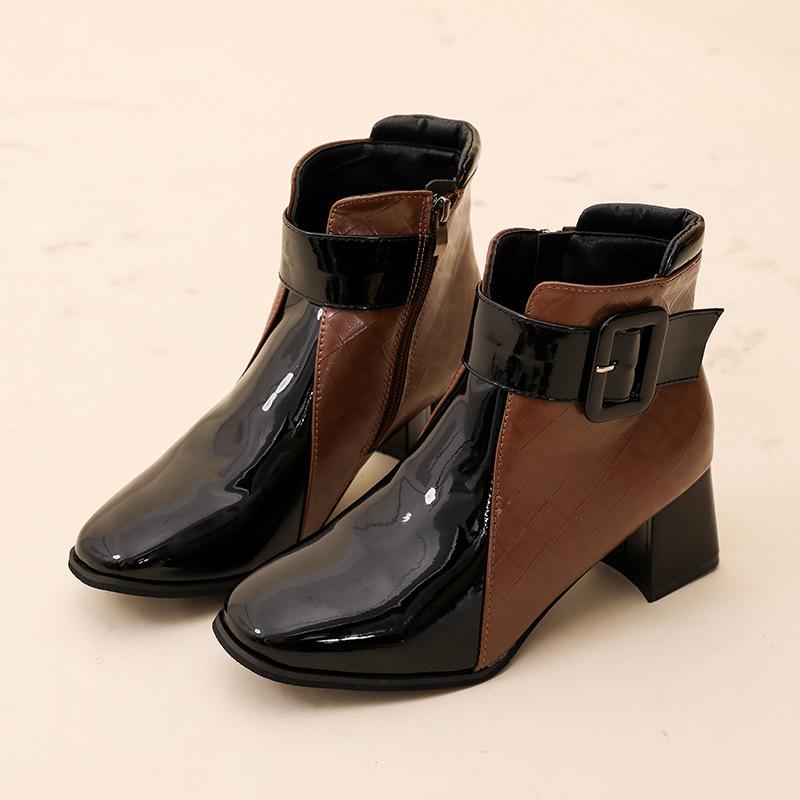 

Французский квадратный носок, увеличение внутренней высоты, маленькие короткие ботинки, детские, 2025, новые, лето и осень, Merad, западные ковбойские ботильоны, ботинки Мартин 40