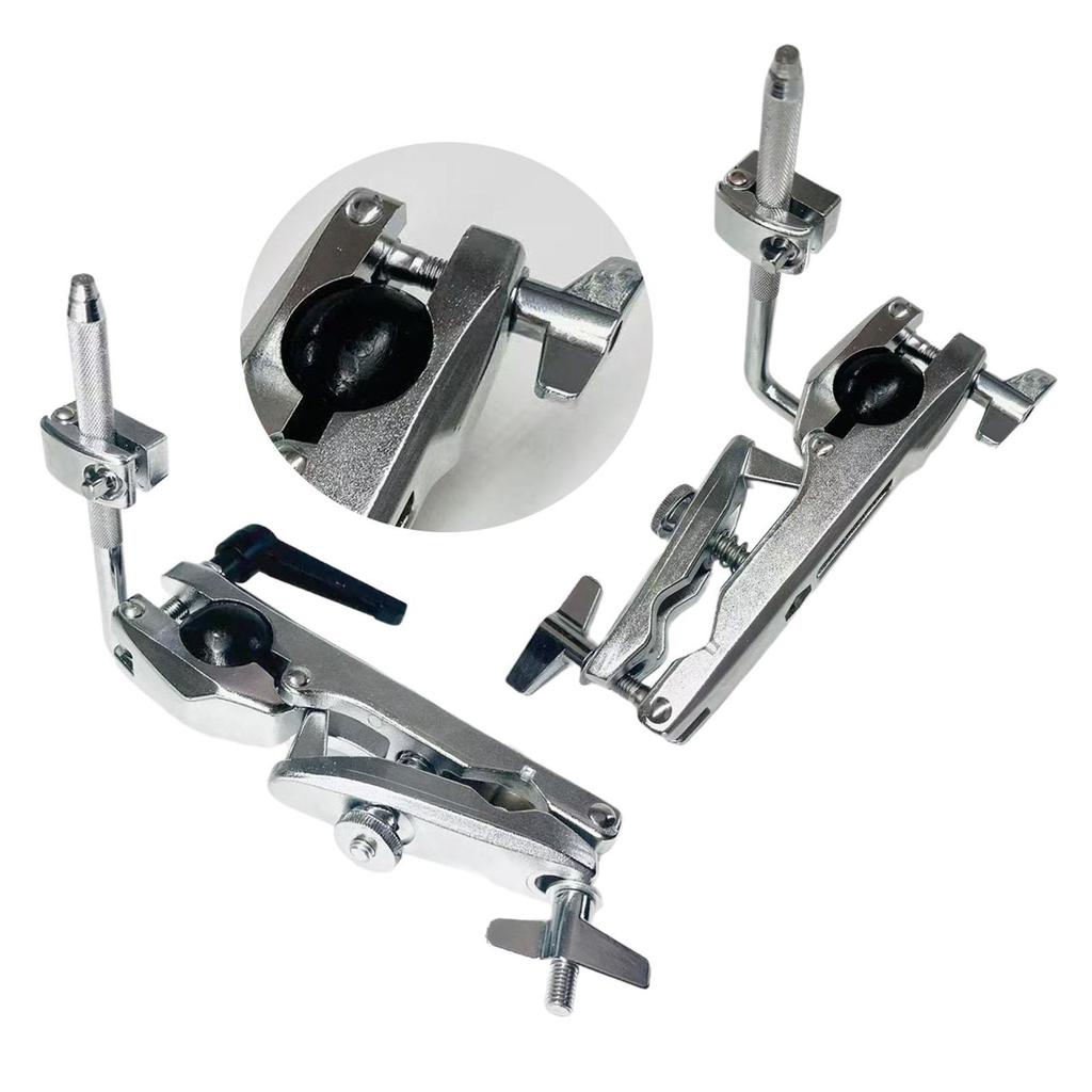 Cymbal Stand Clamp Drum Hardware Professional Extended Cymbal Holder Adjustable Easy Installation Drum Clamp Drum Set Clamp