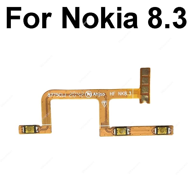 Per Nokia 2.2 3.2 4.2 6.2 7.2 1.3 2.3 5.3 8.3 1.4 2.4 3.4 5.4 Tasto Laterale Volume Accensione Cavo Flessibile