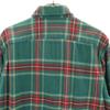 L.L.Bean 80s Made in USA Vintage Check Pattern Long sleeve Flannel shirt Men's Used