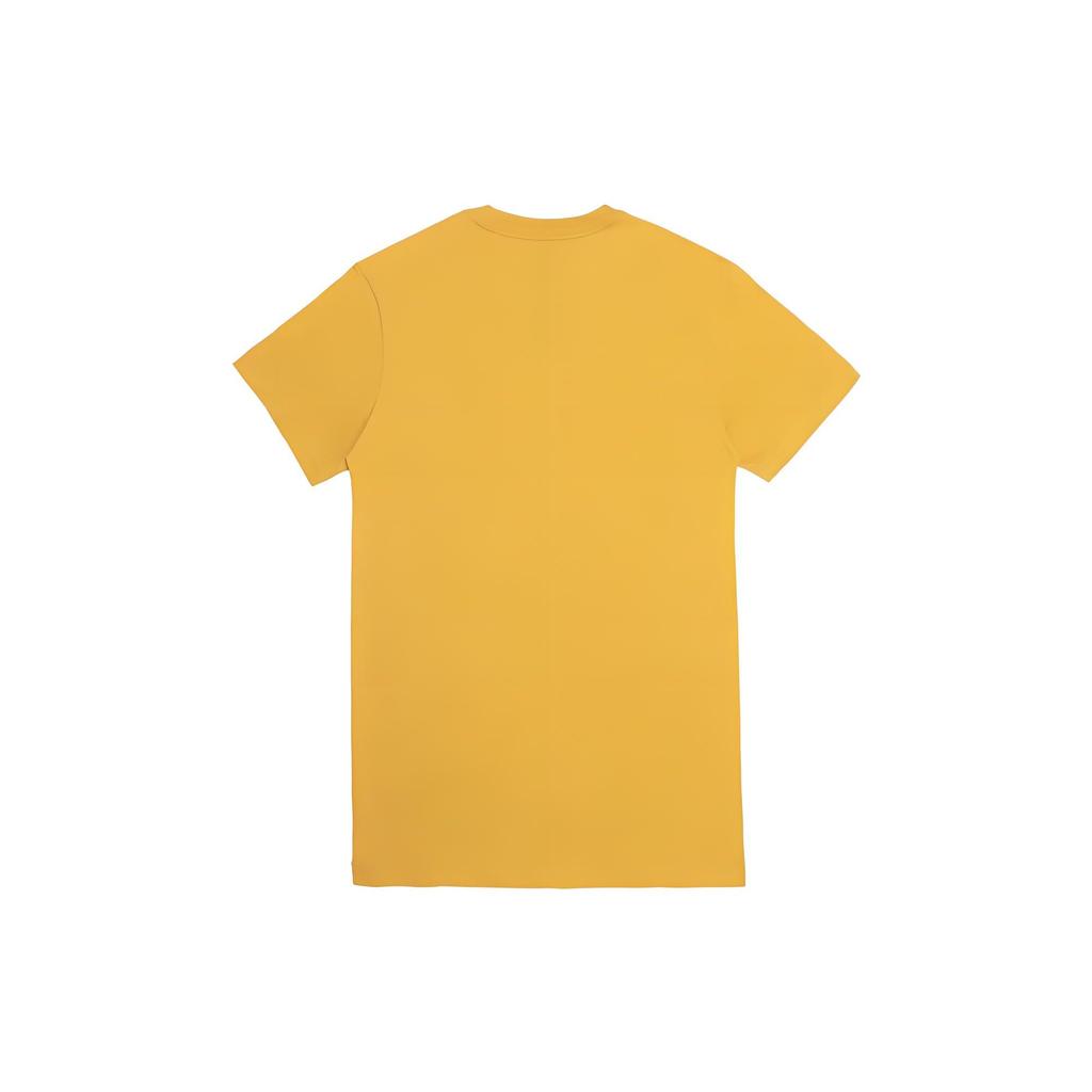 Nike Sportswear Essential Solid Logo Knit Loose Short Sleeve Dress Women Dresses Orange CJ2243-213