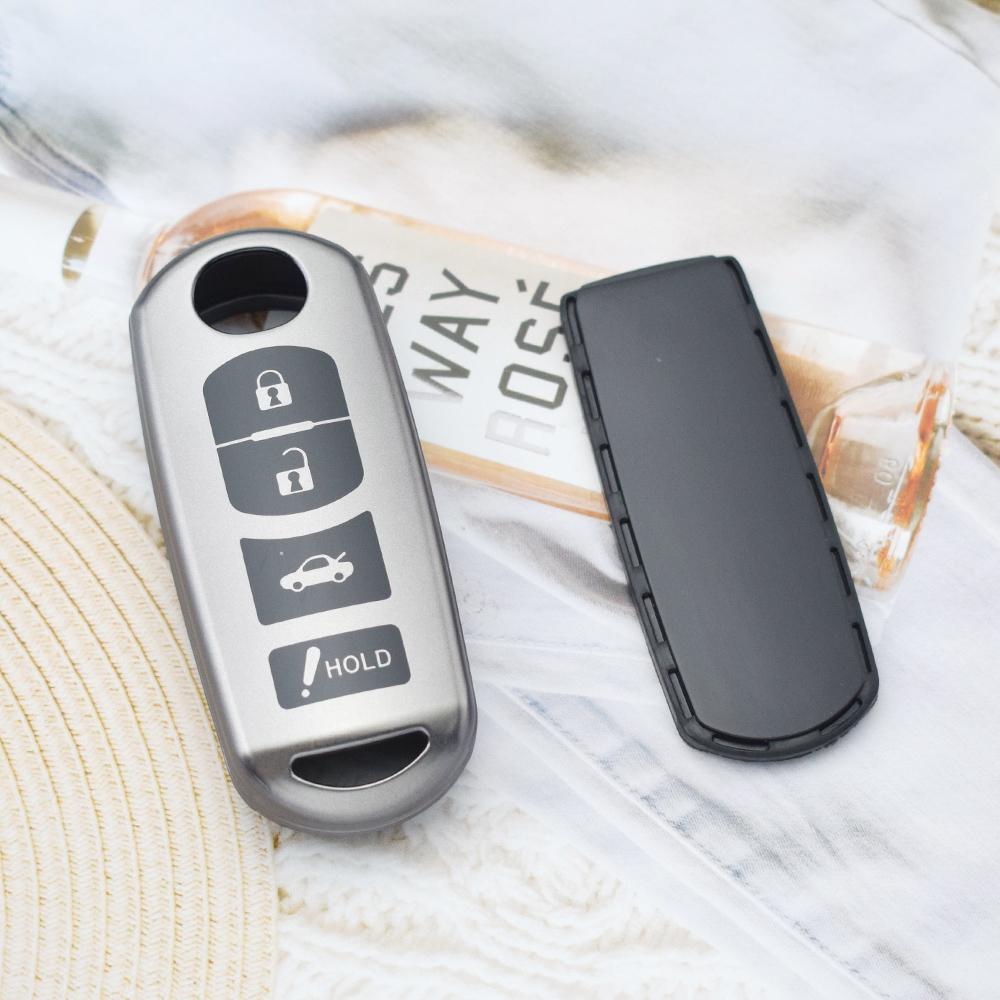 4 Buttons Car Key Case Cover for Mazda 2 3 5 6 BL BM GJ Atenza Axela Demio CX-3 CX3 CX-5 CX5 CX7 CX-9 CX8