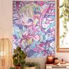 VIKAMA Meme Tapestry Craving Girl Streamer Overload Psychedelic Art Vibrant Hippie Wall Decor Perfect For Gaming Rooms
