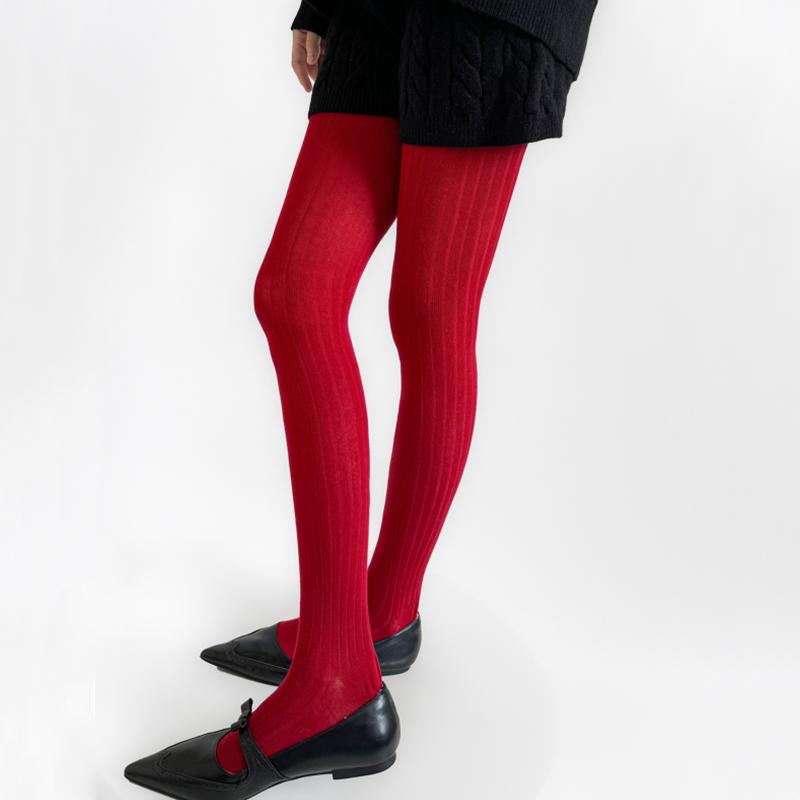 Autumn And Winter Women'S Tights Pantyhose Vertical Pattern Slim Stockings Leggings Sexy Lingerie Thigh High Stockings Pantyhose