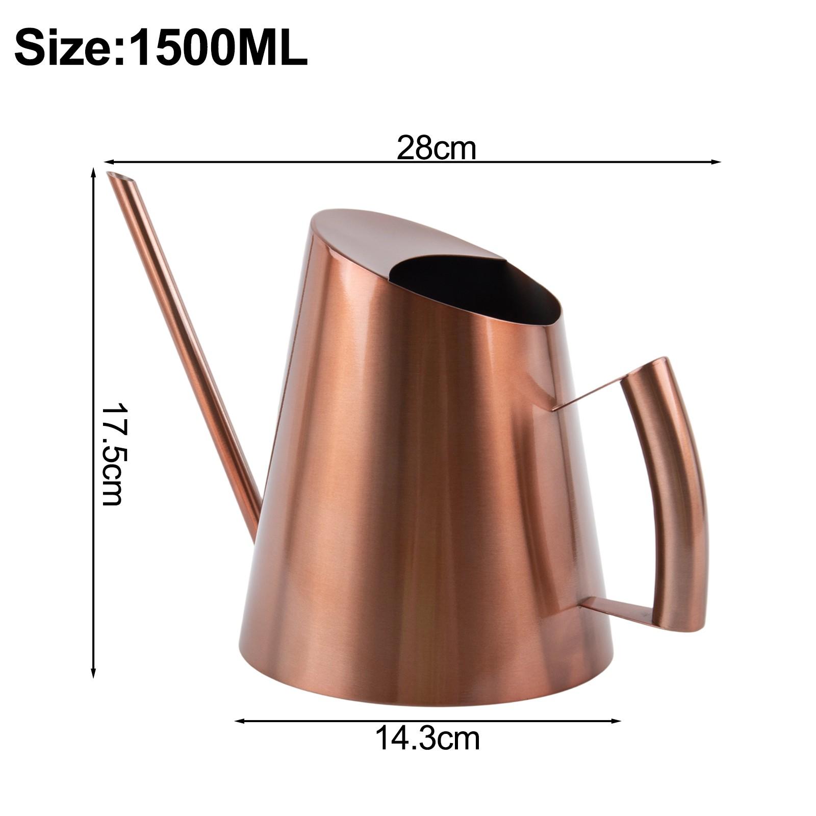 

Стильная лейка из нержавеющей стали с длинным носиком: Для комнатных и уличных растений 1500 mL Copper