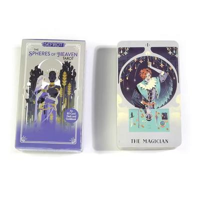 Le Tarot des Sphères du Ciel, jeu de 80 cartes inspiré des enseignements kabbalistiques du Tarot de Marseille et de la sagesse ésotérique