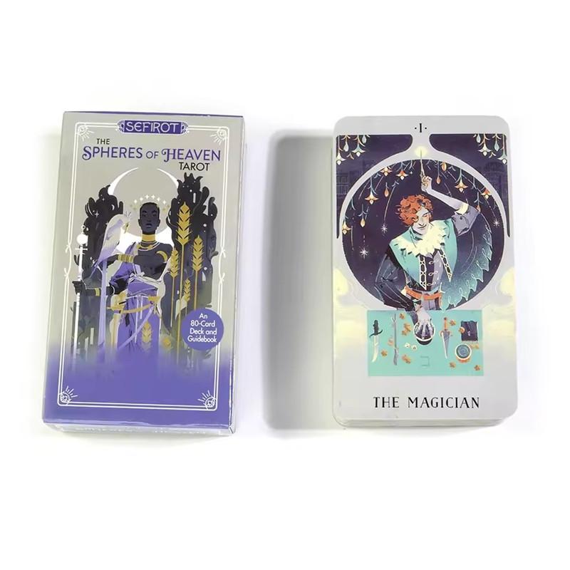 The Spheres of Heaven Tarot 80 Card Deck Inspired By Marseille Tarot Kabbalistic Teachings Esoteric Wisdom