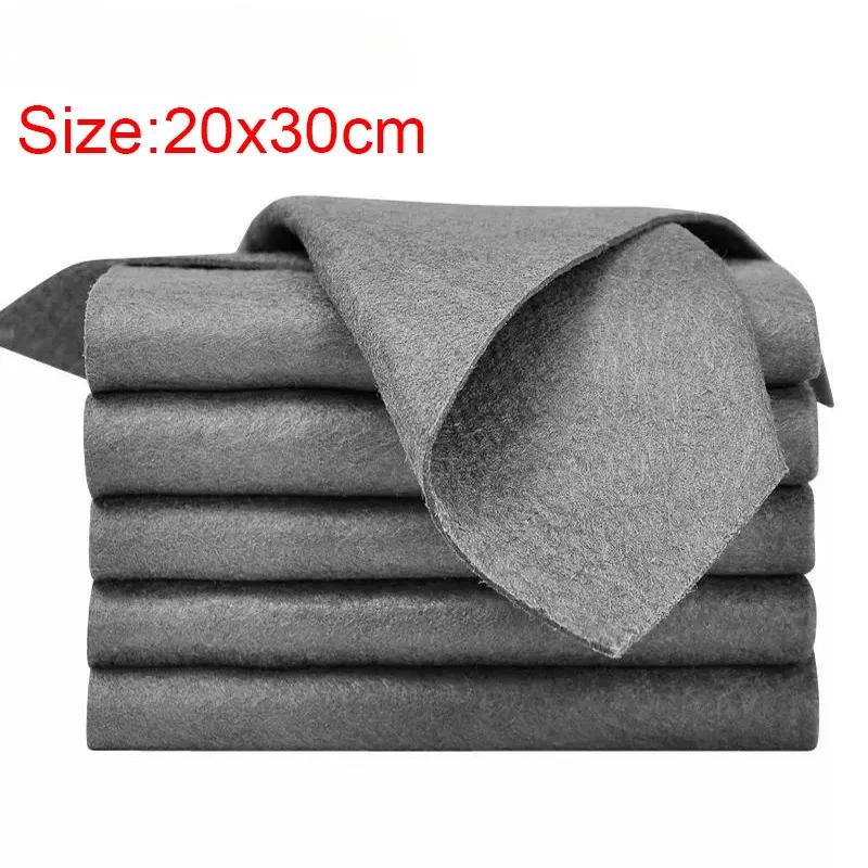 Car Window Useful Things for Kitchen Dish Cloth Glass Cleaning Dishcloth Superfine Fiber Reusable No Trace Towel Tools Home Soap
