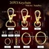 265PCS Keyring Clip & Lobster Clasp DIY Kit