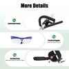 43cc 2-Stroke Gas Efficient Trimmer Saw Tree Garden Trimmer Chainsaw with Adjustable Pole, Manganese Steel Chain, 1.25kw