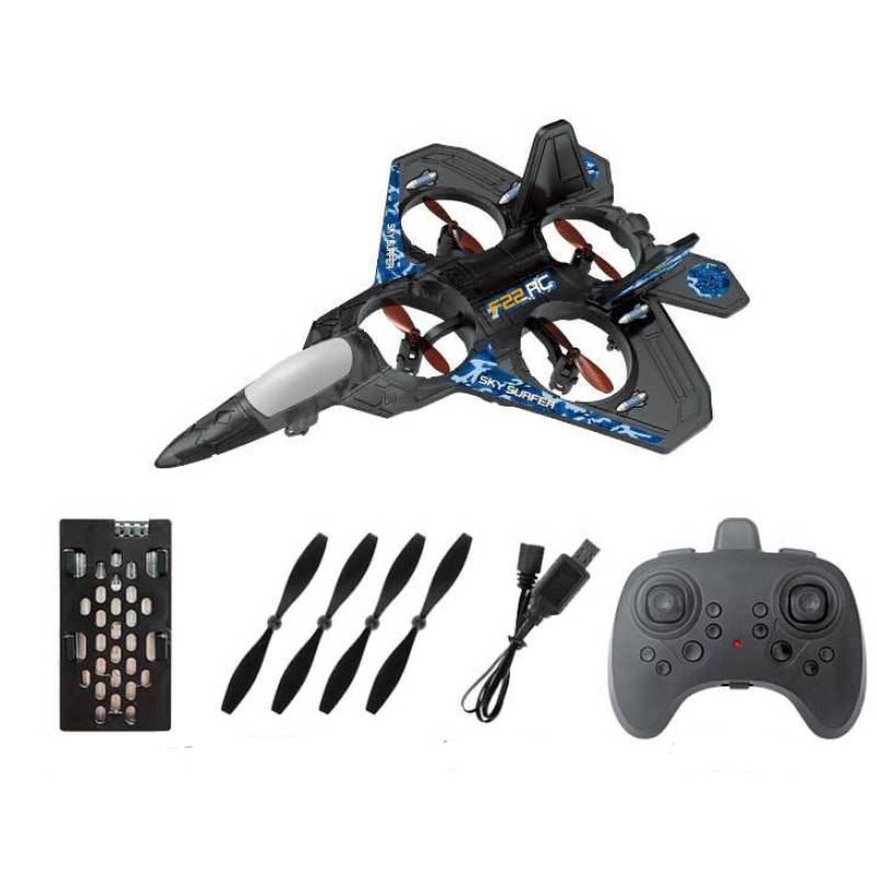

6 Rc Channel Aircraft Stunt Radio Control Plane Jet Fighter Ready To Toy Fly