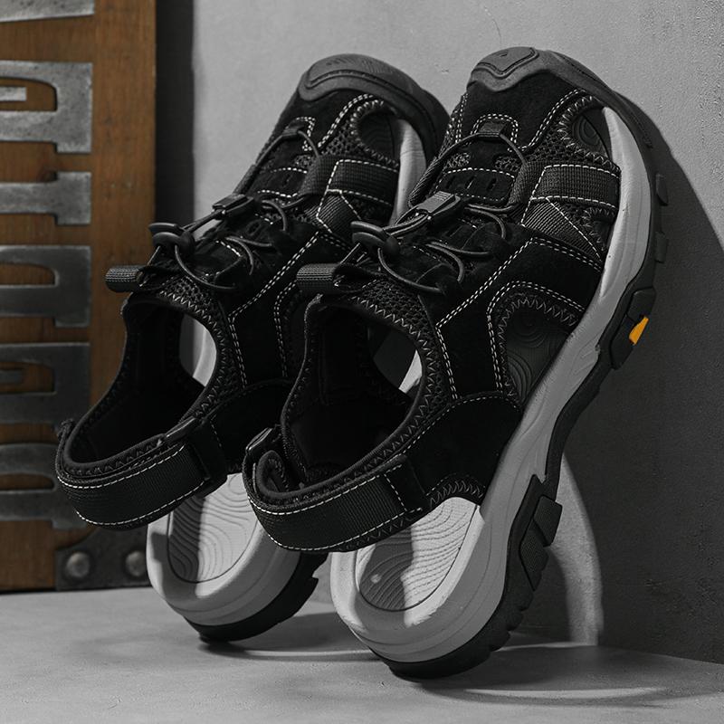 Moda Nuovi Arrivi Scarpe Casual Estive da Uomo Sandali da Esterno per Uomo Comodi Sandali Bassi da Spiaggia Traforati Sandali Romani Asciugatura Rapida Sandali Traspiranti