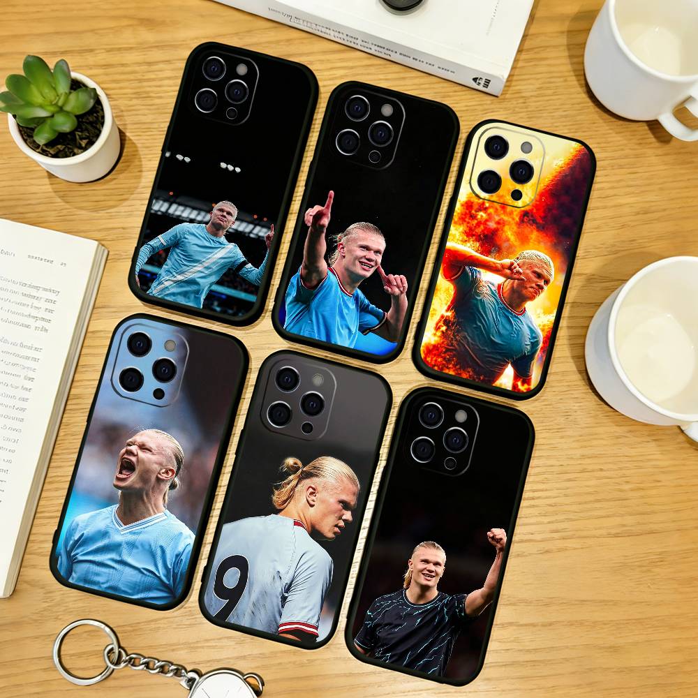 E-Erling H-Haaland Phone Case Silicone Soft For IPhone 17 16 15 14 13 12 11 X XR Plus Pro Max Plus