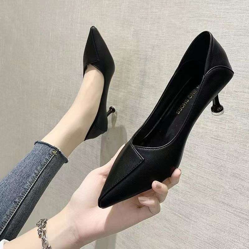 Mint Mambo High Heels Women's Foreign Versatile Soft Sole Not Tired Feet High Heels Bride Wedding Shoes Bridesmaid Interview Hotel