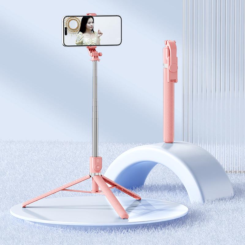 1.7m Portable Selfie Stick & Tripod with Bluetooth Remote for Live Streaming