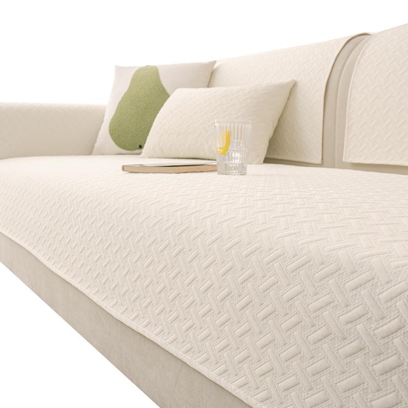 Neuer Französischer Sommer Sommer Eis Seide Sofakissen Rutschfest Premium Sitzkissen Sofaüberwurf Stoff Handtuch