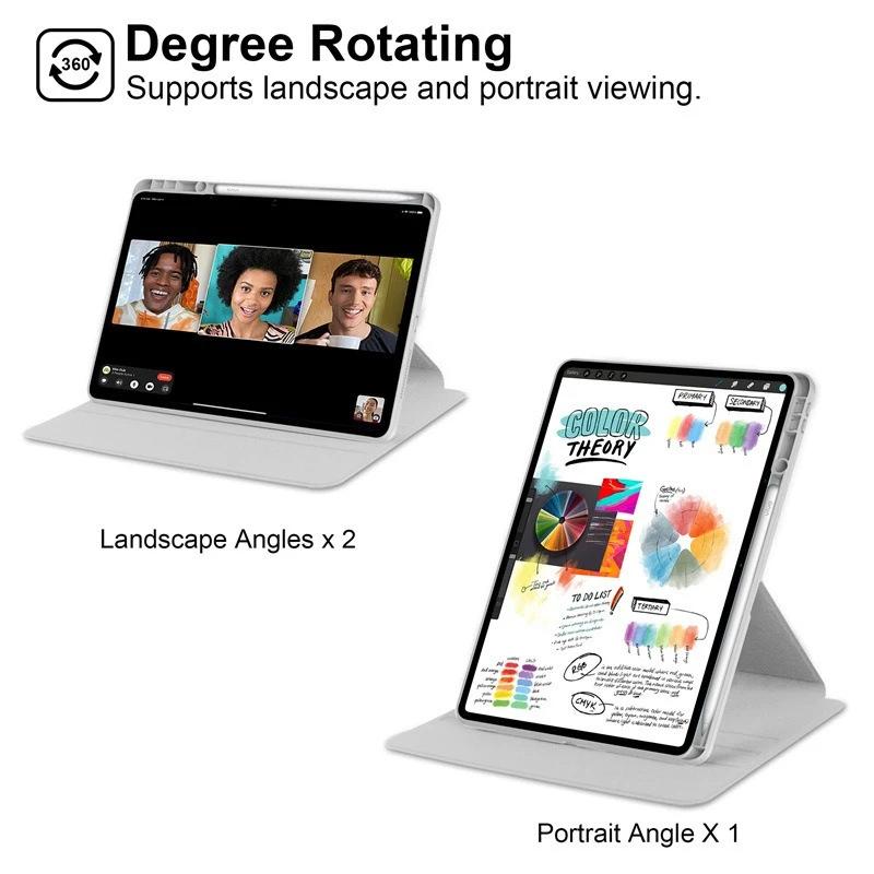 360 Rotation Cover For Honor MagicPad2 Case With Pencil Holder Cover For Honor MagicPad 2 12.3" ROD2-W09 Tablet Case