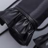 Gothic Rocker Arm Cuffs Premium PU Leather Laced Wristbands For Music Festivals And Alternative Fashion