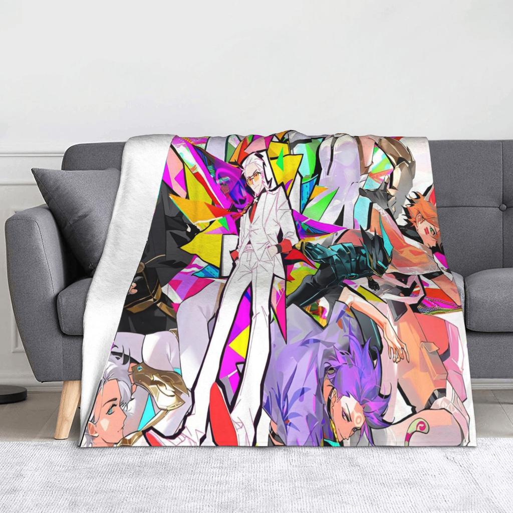 To Be Hero X Anime Blankets Flannel Spring Autumn  Multi-function Super Warm Throw Blanket for Home Outdoor Bedding Throws