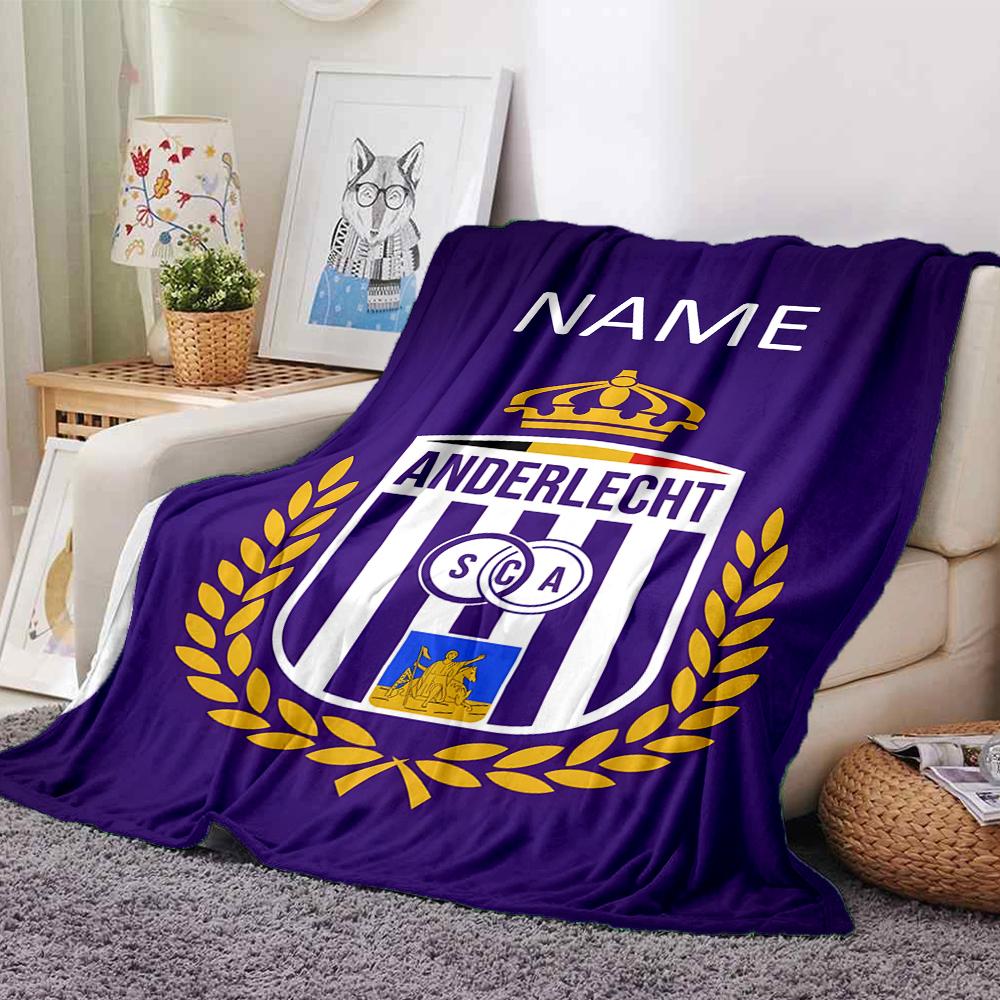 Custom Name Bochum Football Crest blanket for Couch & Bed, Plush Cozy Fuzzy Blanket Super Soft & Warm Blankets for Fall and Winter. 0908232