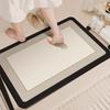 Minimalist Diatomaceous Earth Bath Mat - Absorbent, Non-Slip, Quick-Drying, Dirt-Resistant, Easy To Clean.