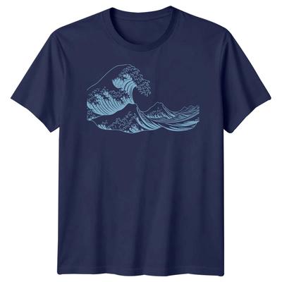 Hokusai Die Große Welle T-Shirt Japanisch Kanagawa Vaporwave Klassisch Herren Damen Tee