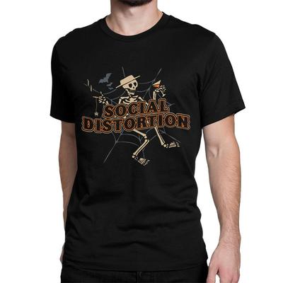 Social Distortion Skeleton T-Shirt, Men's Women's Sizes (met-054)
