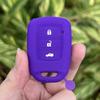 3button Silicone Car Key Fob Cap Cover Protect Skin Case Rubber Shell Hood Set for HONDA Jazz Civic Jade Vezel City Fit HR-V HRV
