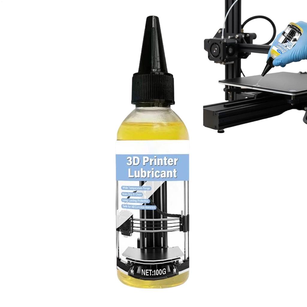3D Printer Lubricant Reduces Wear Long-Lasting 100g 3D Printer Machine Lubricating Oil for Hobbyists Professionals Technicians