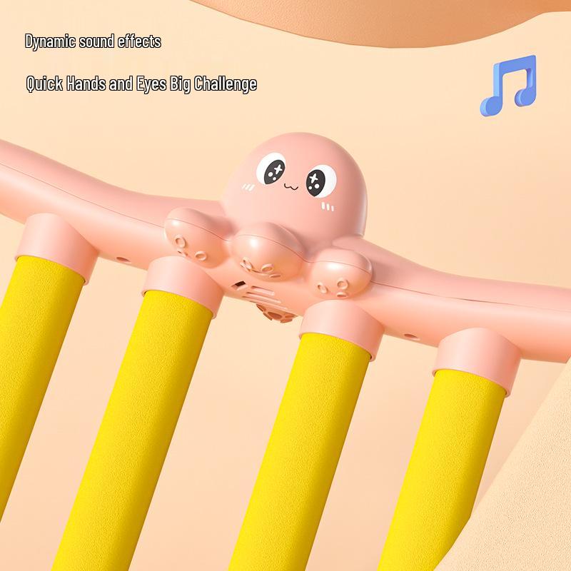 Octopus Sensory Game: Quick-Eyed & Quick-Handed Grab Stick Toy for Toddler Parent-Child Focus & Integration Training