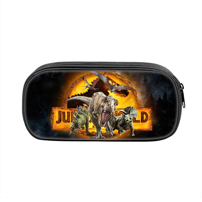 Jurassic World 3 Pencil Case With Nylon Material For Students And Kids