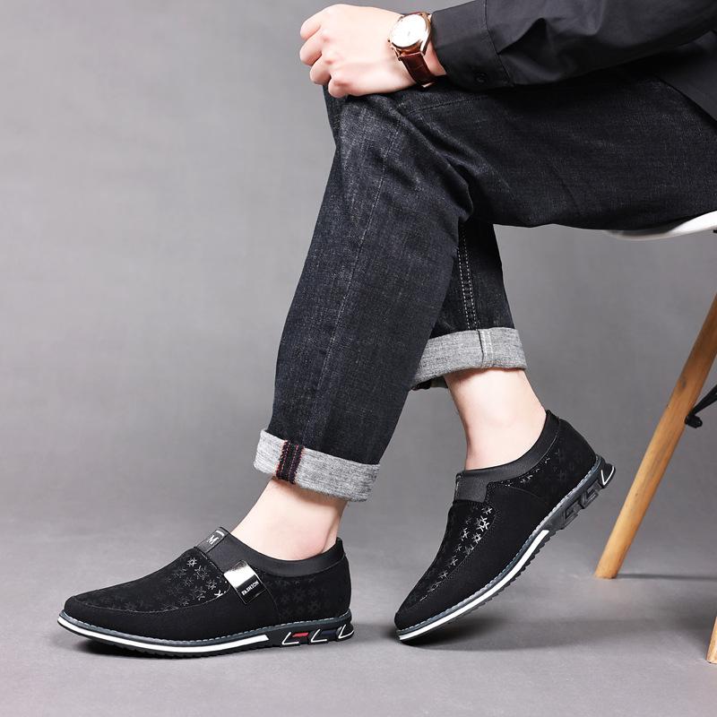 Fashion Men's Casual Shoes Fashion Business Office Shoes Classic Slip-On Loafers Dress Shoes for Men Moccasins Trendy Driving Footwear