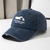 Baseball Cap Fashion Printed Casual Sun Hat Retro Soft Top Peaked Cap Adjustable