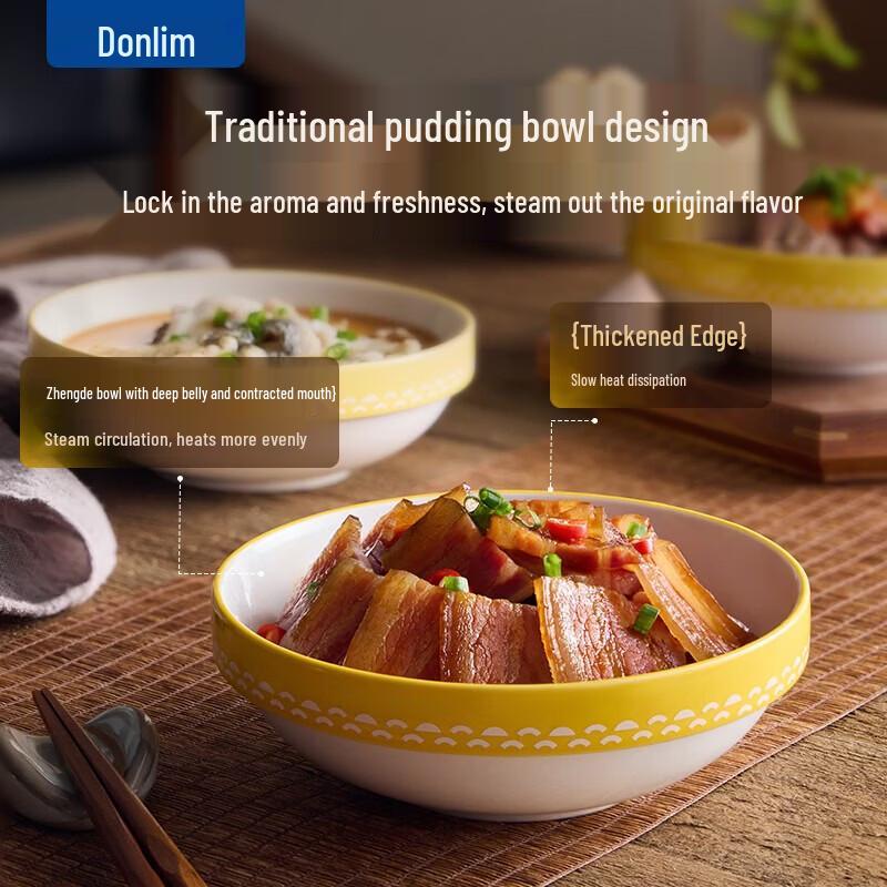 Donlim Ceramic High-Temperature Rice Bowl Set