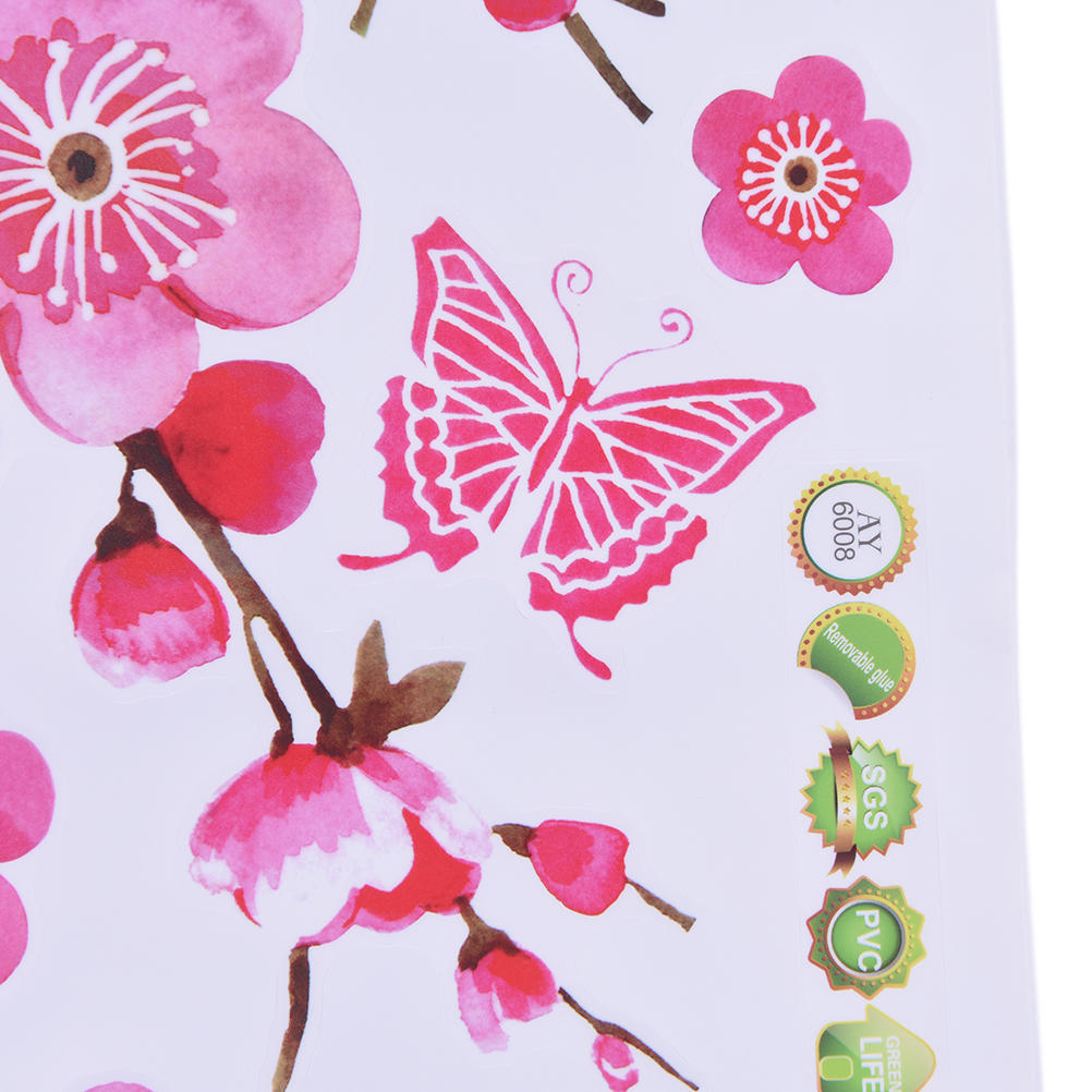 Flowers Removable Wall Stickers Decal Art Vinyl Flower Mural Home Room Decor Diy  Sale