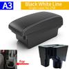 For Chevrolet SPIN car armrest interior modification upgrade double-layer storage box center console with USB car accessories