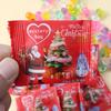 50pcs Animal Mushroom Miniature Christmas Mystery Bag Animal Garden Figurines Blind Bags, for Christmas Day Xmas Party Gift